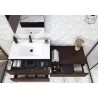 BUONA VANITORIO COLGANTE 80CM GRECO 2CAJONES WENGUE