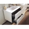 BUONA VANITORIO COLGANTE 80CM GRECO 2CAJONES BLANCO
