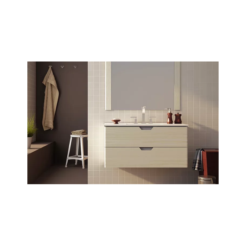 BUONA VANITORIO COLGANTE 80CM CIMA PVC ARTICO