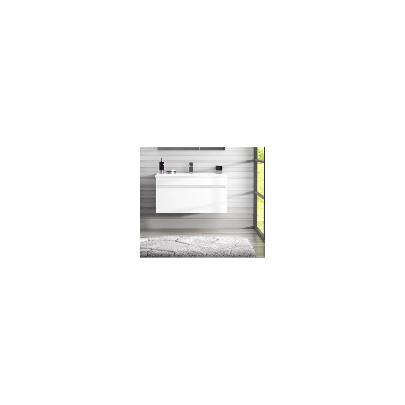 BUONA VANITORIO COLGANTE 60CM PRIMA PVC BLANCO BRILLOSO