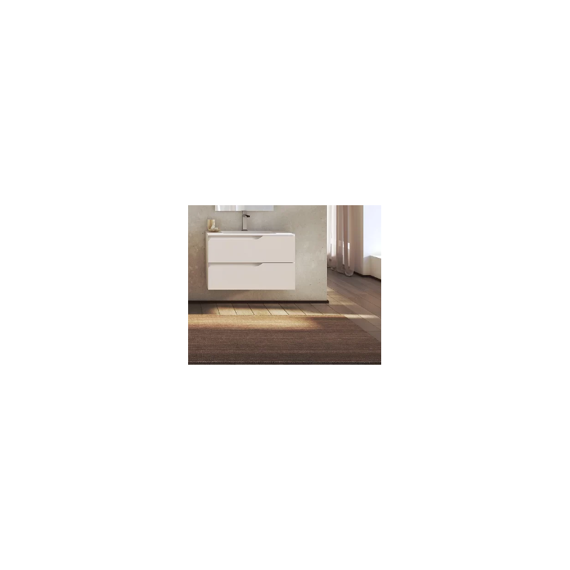 BUONA VANITORIO COLGANTE 60CM GRECO 2CAJONES BLANCO