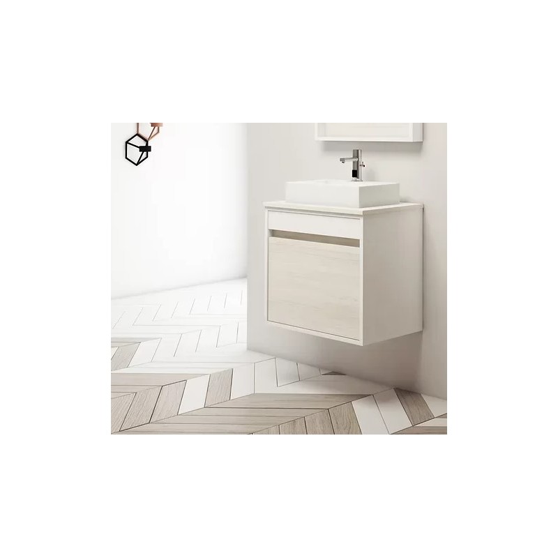 BUONA VANITORIO COLGANTE 60CM DESIR PVC BLANCO ARTICO