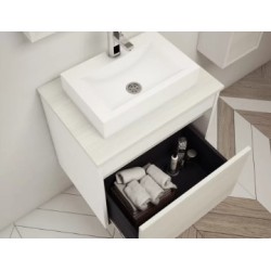 BUONA VANITORIO COLGANTE 60CM DESIR PVC BLANCO ARTICO