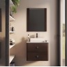 BUONA VANITORIO COLGANTE 60CM CLEO 2CAJONES WENGUE