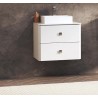 BUONA VANITORIO COLGANTE 60CM CLEO 2CAJONES BLANCO