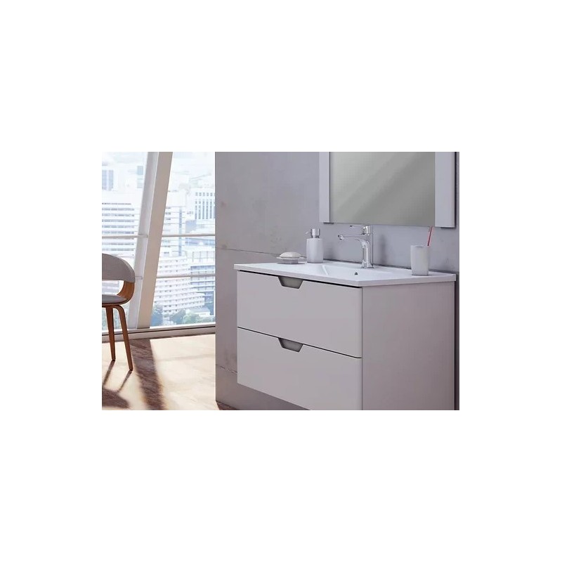 BUONA VANITORIO COLGANTE 60CM CIMA PVC BLANCO