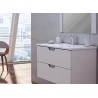 BUONA VANITORIO COLGANTE 60CM CIMA PVC BLANCO