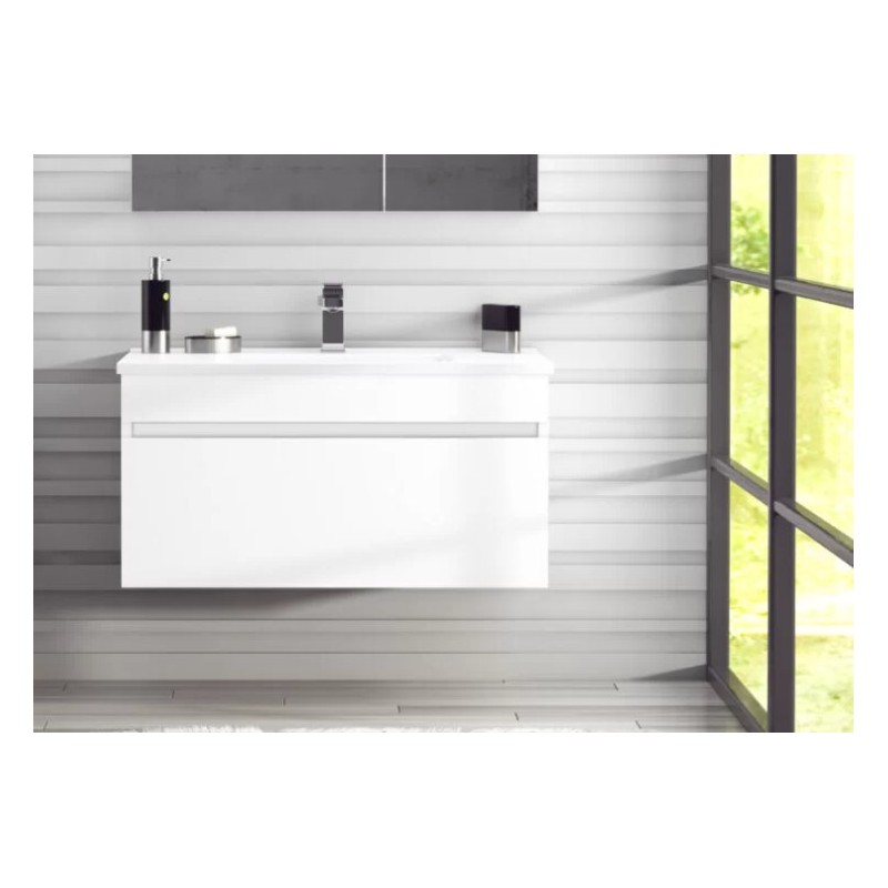 BUONA VANITORIO COLGANTE 50CM PRIMA PVC BLANCO BRILLANTE