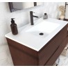 BUONA VANITORIO COLGANTE 100CM GRECO 2CAJONES WENGUE