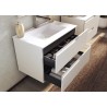 BUONA VANITORIO COLGANTE 100CM GRECO 2CAJONES BLANCO