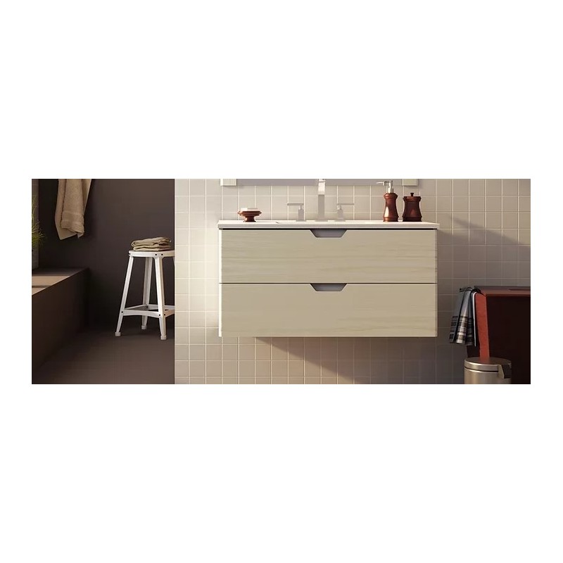 BUONA VANITORIO COLGANTE 100CM CIMA PVC ARTICO