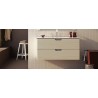 BUONA VANITORIO COLGANTE 100CM CIMA PVC ARTICO