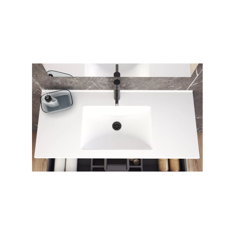 BUONA MESADA 100CM 1AGUJERO SILTON W1