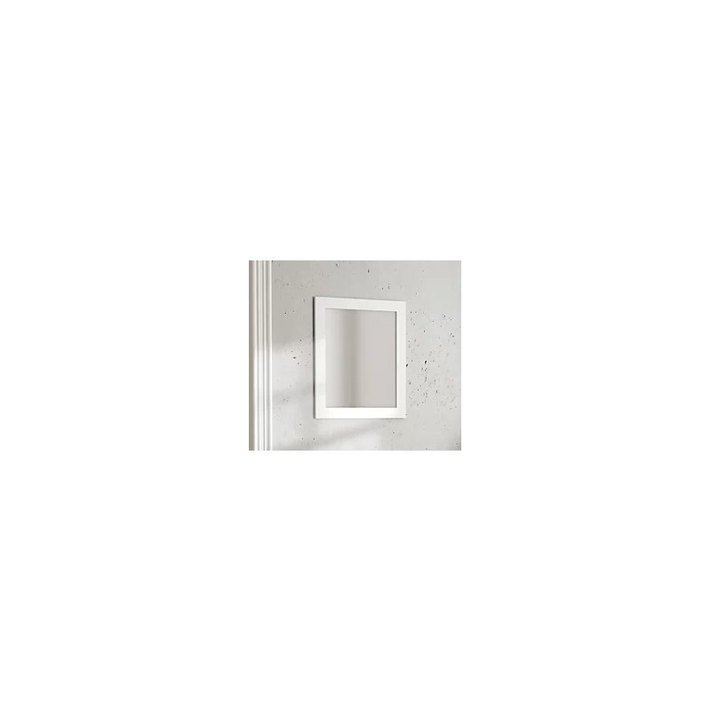 BUONA ESPEJO 80CM PVC BLANCO ARTICO