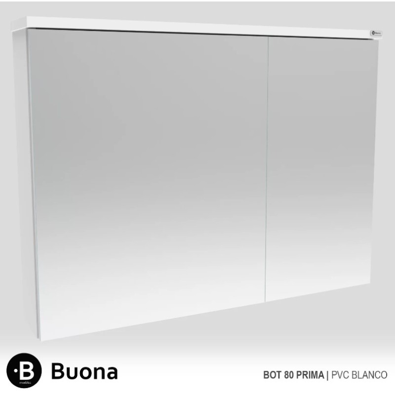 BUONA BOTIQUIN 80CM PRIMA PVC BLANCO BRILLANTE
