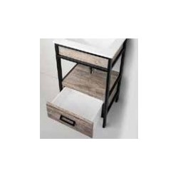 CAMPI VANITORIO 80CM IRON ROB VINTAGE CON MESADA 1AGUJERO
