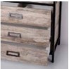 CAMPI VANITORIO 80CM IRON ROB VINTAGE CON MESADA 1AGUJERO