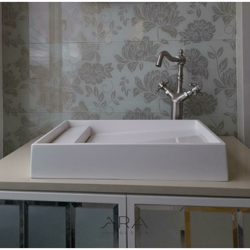 ARA DESIGN BACHA ISABEL CAT 506*320*88 BLANCO